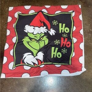 Festive Holiday Pillow Covers with Grinch Design